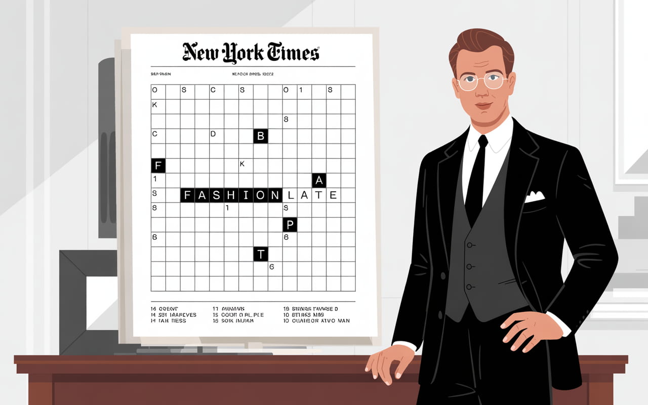 Fashion Plate Maybe NYT